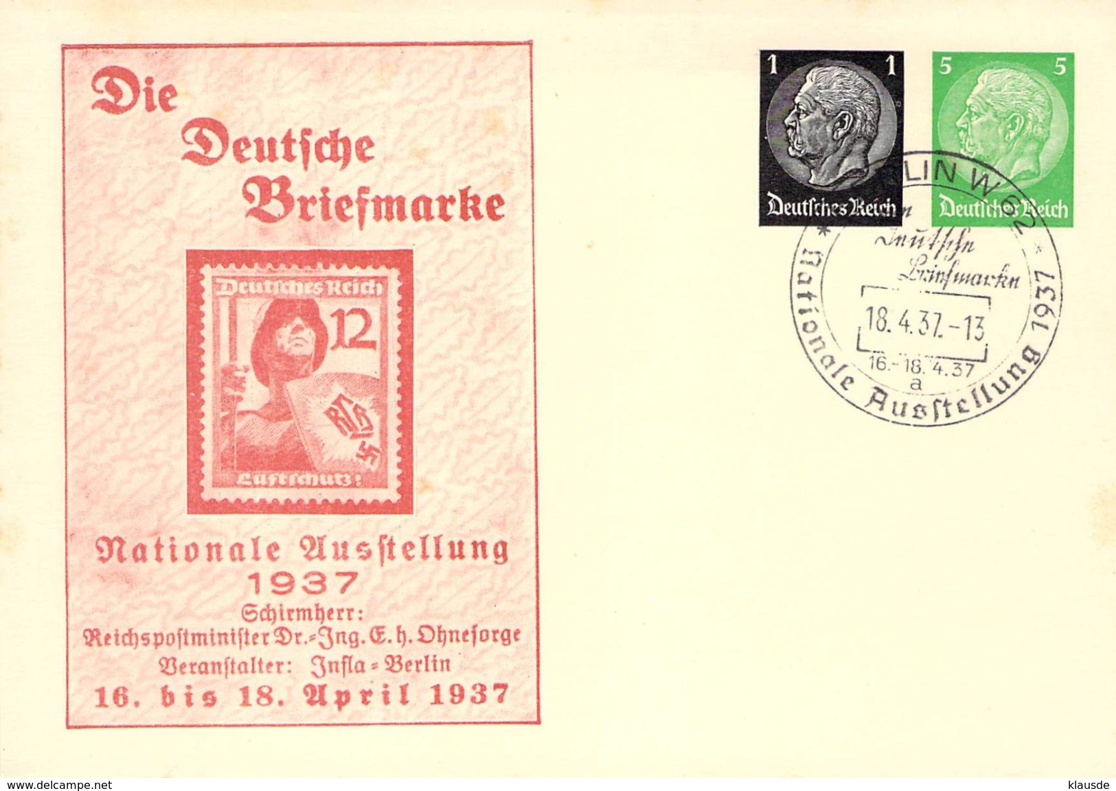 MiNr.PP 133 C1 Deutschland Deutsches Reich - Autres & Non Classés
