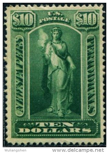 DK0238 United States 1897 Newsprint Stamps 10v MNH - Newspaper & Periodical