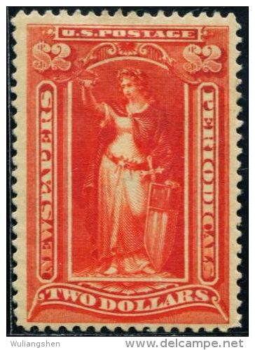 DK0243 United States 1896 Newsprint Stamps 1v MLH - Newspaper & Periodical