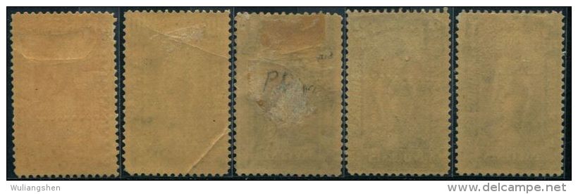 DK0246 United States 1895 Newsprint Stamps 5v MLH - Journaux & Périodiques