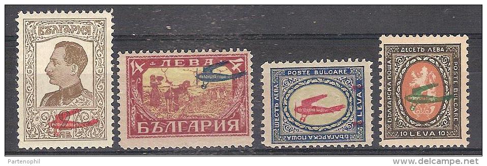 *  BULGARIA POSTA AEREA 1/4 LINGUELLATI MH - Airmail