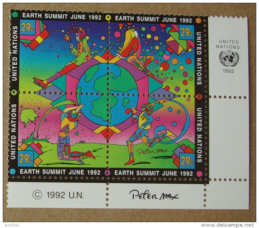 Y1 Nations Unies (New York)  : Sommet Planète Terre - Juin 1992 - Ungebraucht