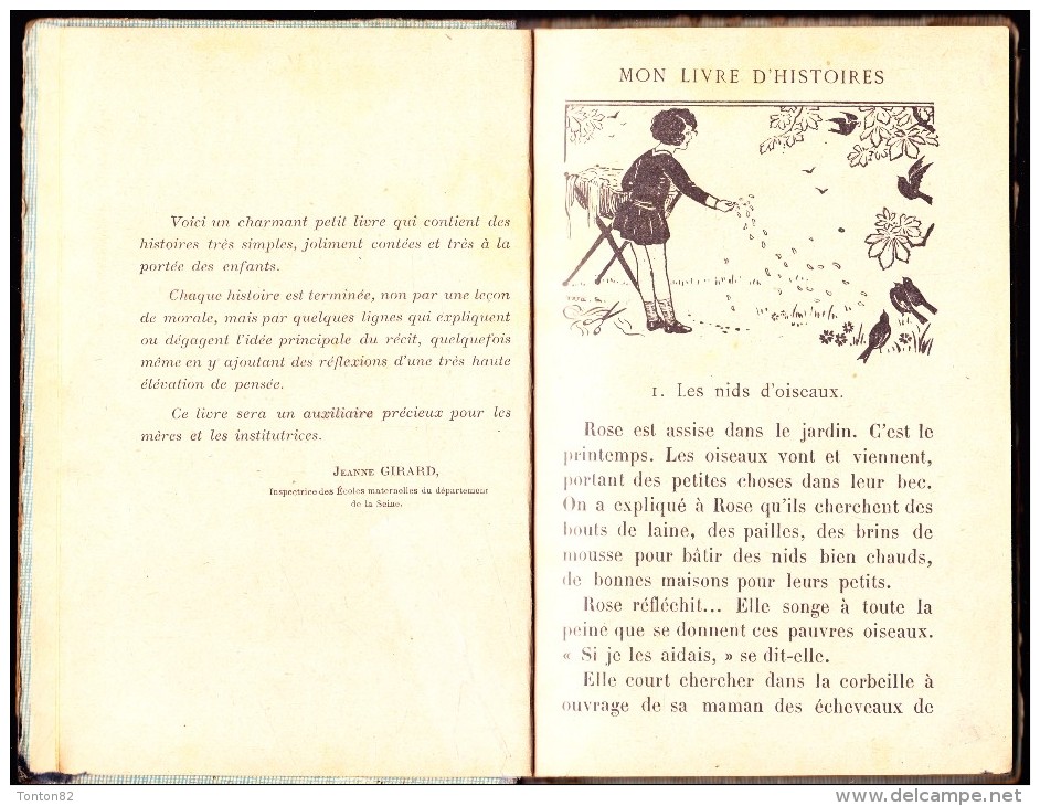 Henriette Perrin - Mon Livre D' Histoires - Lectures Illustrées - Librairie Larousse - ( 1930 ) . - 0-6 Anni