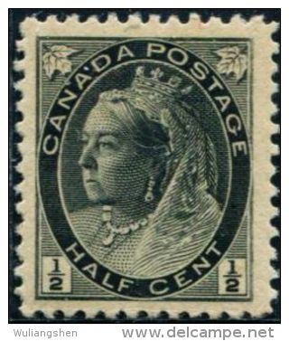 DK0288 Canada 1897 Queen Victoria 1v MLH - Unused Stamps