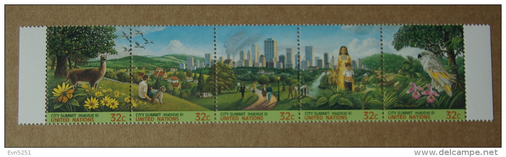 Y1 Nations Unies (New York)  : Sommet "Ville Et Cité (Habitat II)", à Istanbul (Turquie) - Unused Stamps