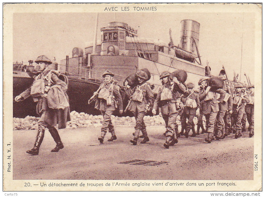 Aviation - Militaria - English Army - Débarquement Bâteau Troupes - 1939-1945: 2ème Guerre