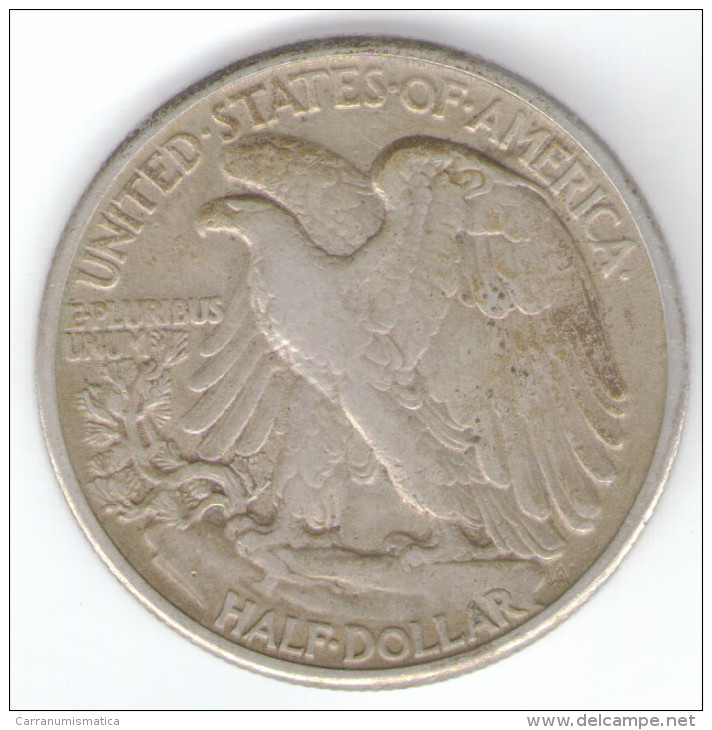 STATI UNITI HALF DOLLARS 1941 AG SILVER - 1916-1947: Liberty Walking (Liberté Marchant)