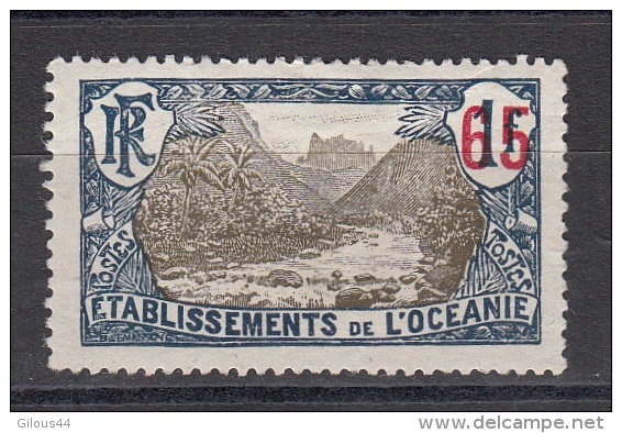 Océanie Série   Surchargé  N° 58 - Used Stamps