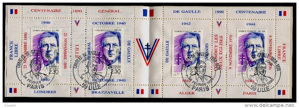 Carnet Privé  Centenaire De La Naissance Du Général De Gaulle ! - Autres & Non Classés