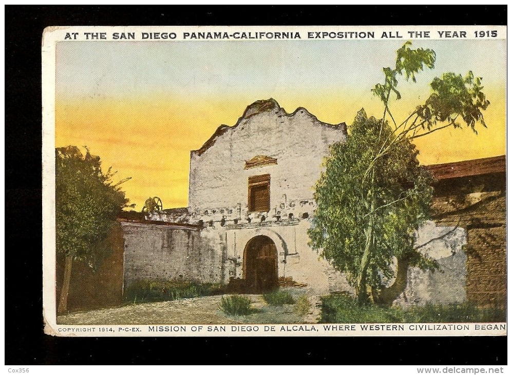 CPA ETAS-UNIS AT THE SAN DIEGO PANAMA CALIFORNIA Exposition All The Year 1915 - San Diego