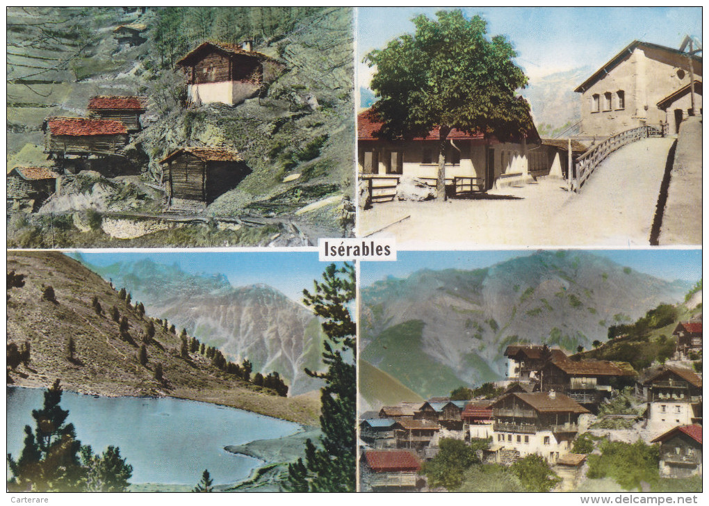 SUISSE,HELVETIA,SWISS,SWITZERLAND,VALAIS,VALLEE ALPINE FERRAZ,ISERABLES,PRES NENDAZ,PHOTO MONTAGE - Nendaz