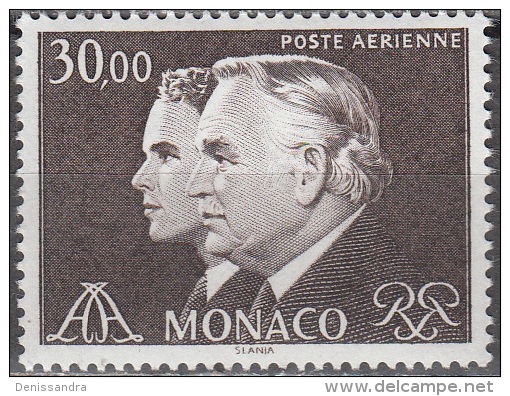 Monaco 1984 Yvert Poste Aérienne 104 Neuf ** Cote (2015) 15.50 Euro Princes Rainier III Et Albert - Poste Aérienne