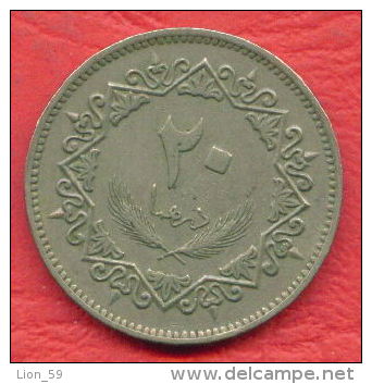 F4178 / - 20 Dirhams  - 1395 / 1975  - Libia Libya Libyen Libye Libie - Coins Munzen Monnaies Monete - Libia