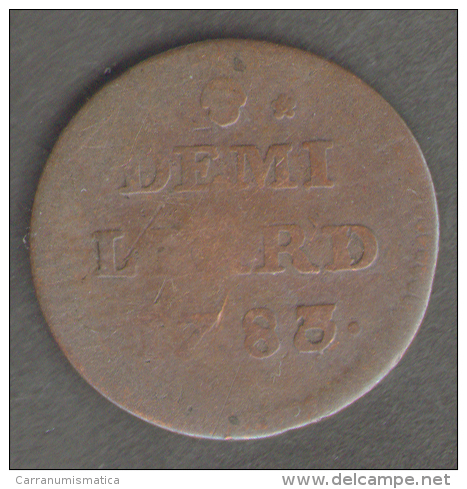 LUXEMBOURG / LUSSEMBURGO - 1/2 LIARD - Joseph II 1783 - Lussemburgo