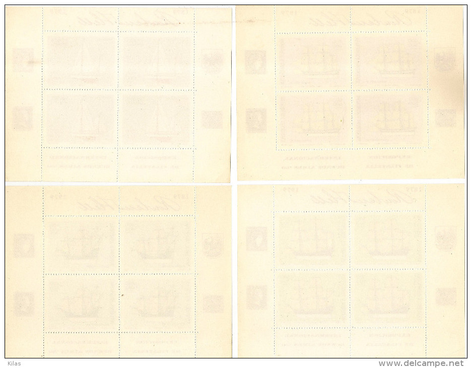 ARGENTINA 1979 Ships, Buenos Aires - Blocks & Sheetlets