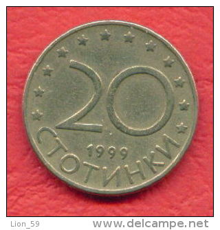 F4252 / - 20 Stotinki - 1999 -  Bulgaria Bulgarie Bulgarien Bulgarije - Coins Munzen Monnaies Monete - Bulgaria