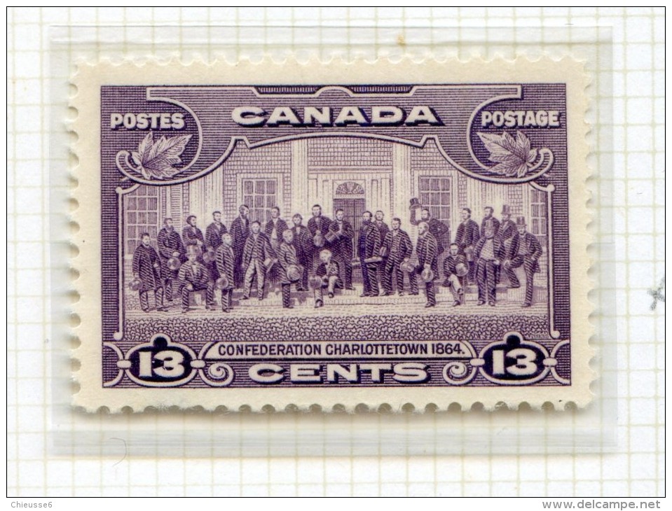 Canada  *   N° 186 - Congrès De Charlottetow  - - Unused Stamps