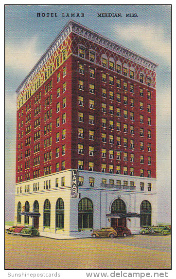 Mississippi Meridian Hotel Lamar 1943 - Meridian