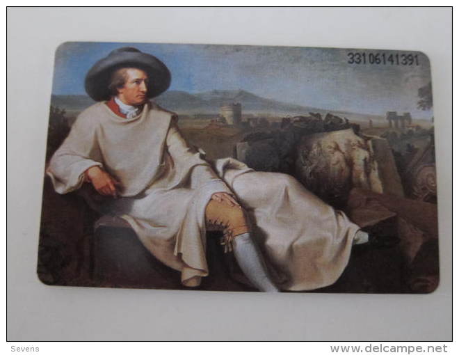 O340 10.93 Painting "Goethe In Der Campagna",used - O-Reeksen : Klantenreeksen