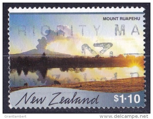 New Zealand 2000 Eruption Of Mount Ruapehu $1.10 Used - Oblitérés