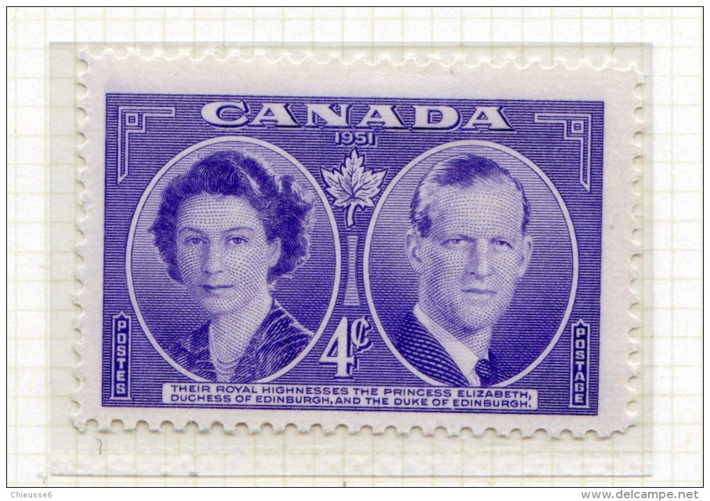 Canada  * N° 250 Visite De La Princesse Elizabeth Et Du Duc D' Edimbourg - - Ungebraucht