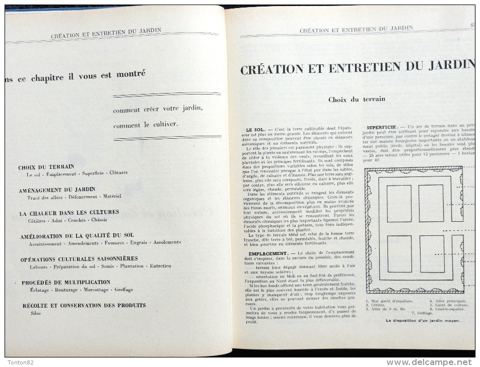 GUIDE CLAUSE - Traité Des Travaux Du Jardinage - ( 14e Édition - 1957 ) . - Garden