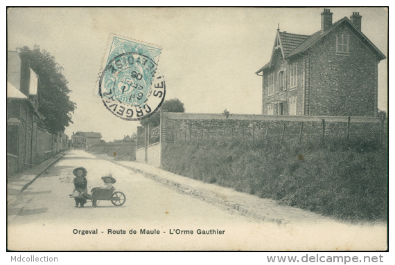 78 ORGEVAL / La Route De Maule, L'Orme Gauthier / - Orgeval