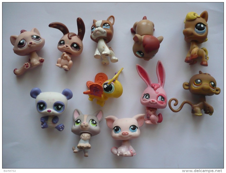 LOT DE 11 ADORABLES PETITS ANIMAUX  PETSHOP - Other & Unclassified