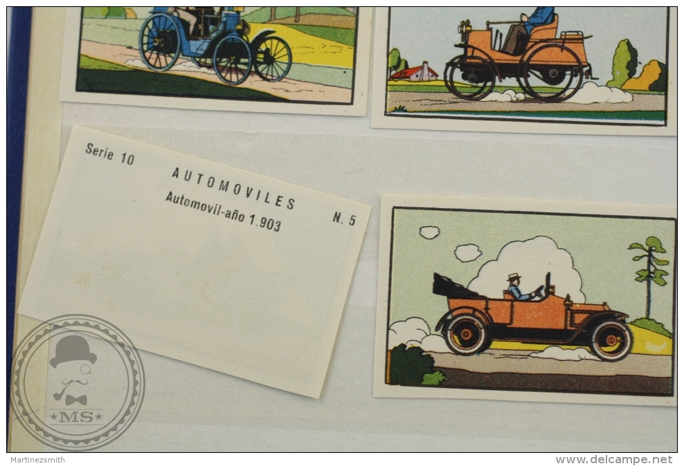 Old Set Of 8 Trading Card/ Chromos 10th Series Topic/ Theme  Cars/Auto From No #1 To No # 8 - Otros & Sin Clasificación