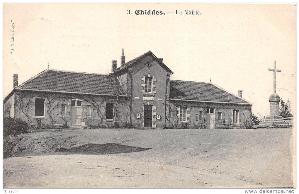 ¤¤  -  3  -  CHIDDES   -  La Mairie  -  Calvaire  -  ¤¤ - Autres & Non Classés