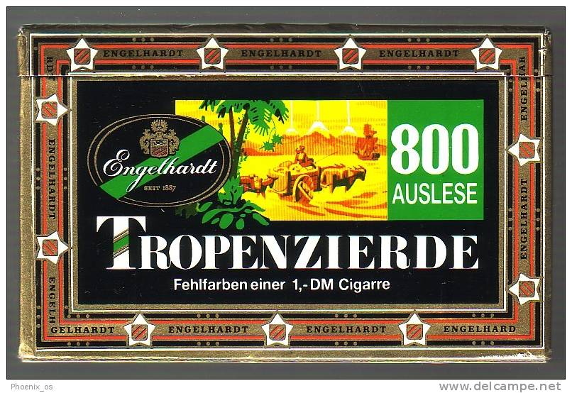 TOBACCO - CIGAR, Engelhardt - Original Unopened Package Of Cigars, 50 Pieces. Ungeöffneten Paket Von Zigarren, 50 Stück - Contenitore Di Sigari