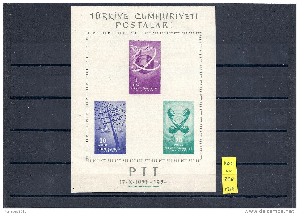 140012688  TURQUIA  YVERT  HB Nº  6  **/MNH - Nuovi