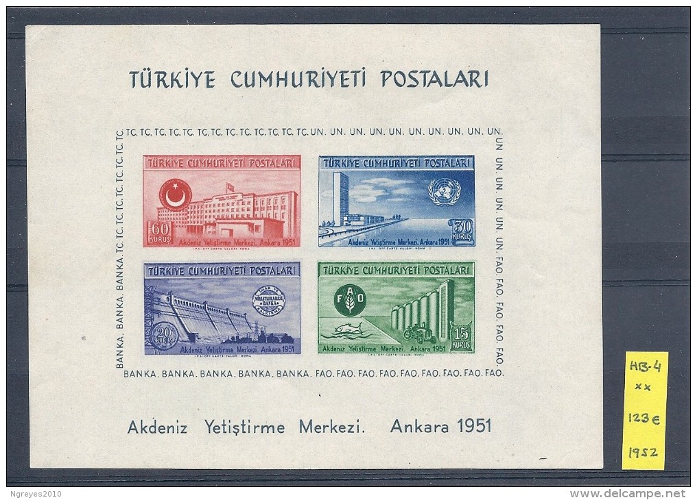 140012689  TURQUIA  YVERT  HB Nº  4  **/MNH - Unused Stamps