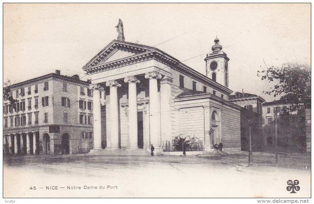 Nice.  -  Notre Dame Du Port;  1900  (met Plakkers) - Monumenten, Gebouwen