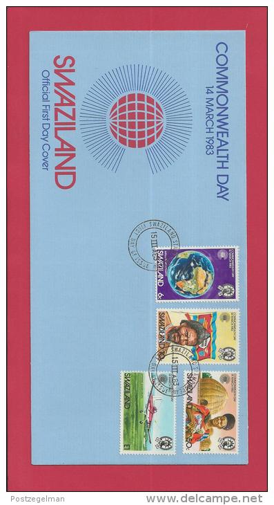 SWAZILAND, 1983,  Mint FDC , Commonwealth,   Nr(s) 420-423,  F 3492 - Swaziland (1968-...)