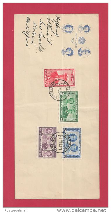 SWAZILAND, 1947, FDC With Address, Royal Visit,  Nr(s) 41-49, F 3441 - Swaziland (...-1967)