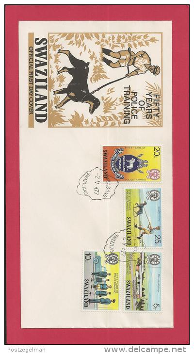 SWAZILAND, 1977, Mint FDC , Police School,  Nr(s) 269-272, F 3445 - Swaziland (1968-...)