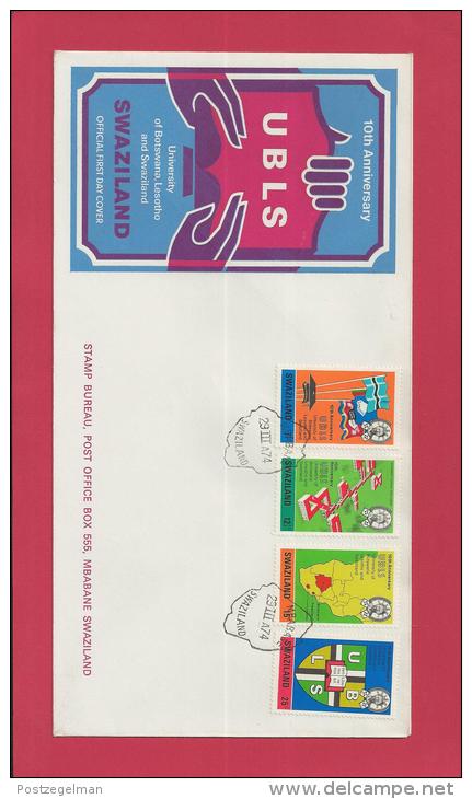 SWAZILAND, 1974,  Mint FDC , University Of Swaziland, Nr(s) 207-210, F 3453 - Swaziland (1968-...)