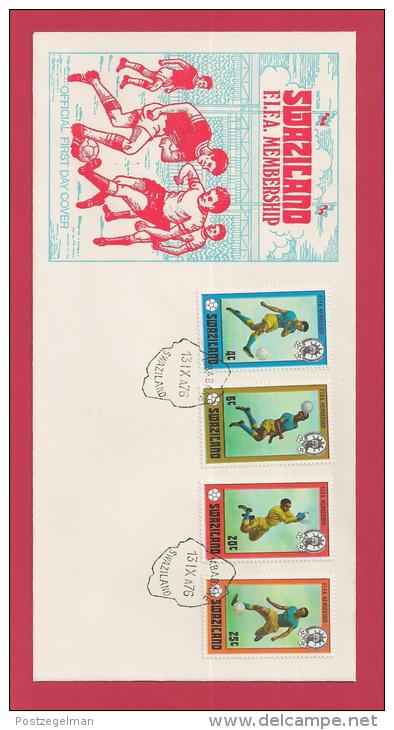 SWAZILAND, 1976, Mint FDC , FIFA Soccer Member  Nr(s) 257-260, F 3460 - Swaziland (1968-...)