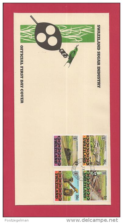 SWAZILAND, 1982,  Mint FDC , Sugar Industry,   Nr(s) 407-410,  F 3489 - Swaziland (1968-...)