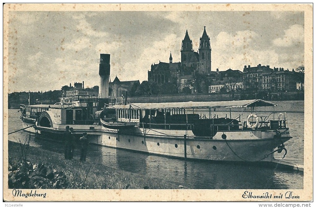 Allemagne  -  MAGDEBURG  -    Elbansicht  Mit  Dom - Magdeburg