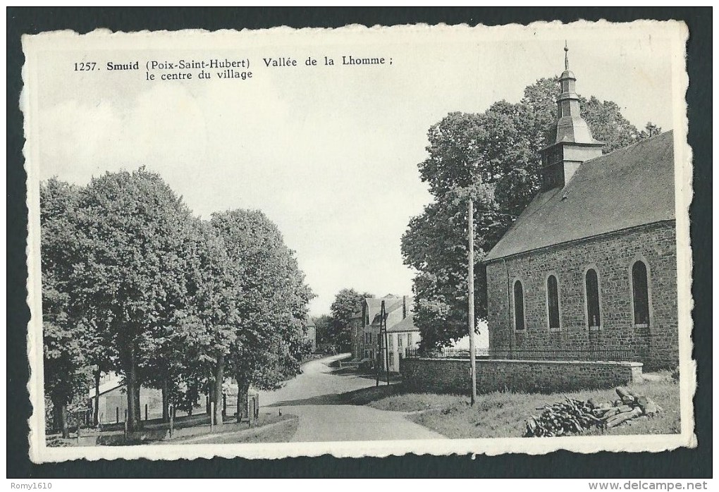 SMUID     (Poix-Saint-Hubert)  Vallée De La Lhomme. Le Centre Du Village. - Libin