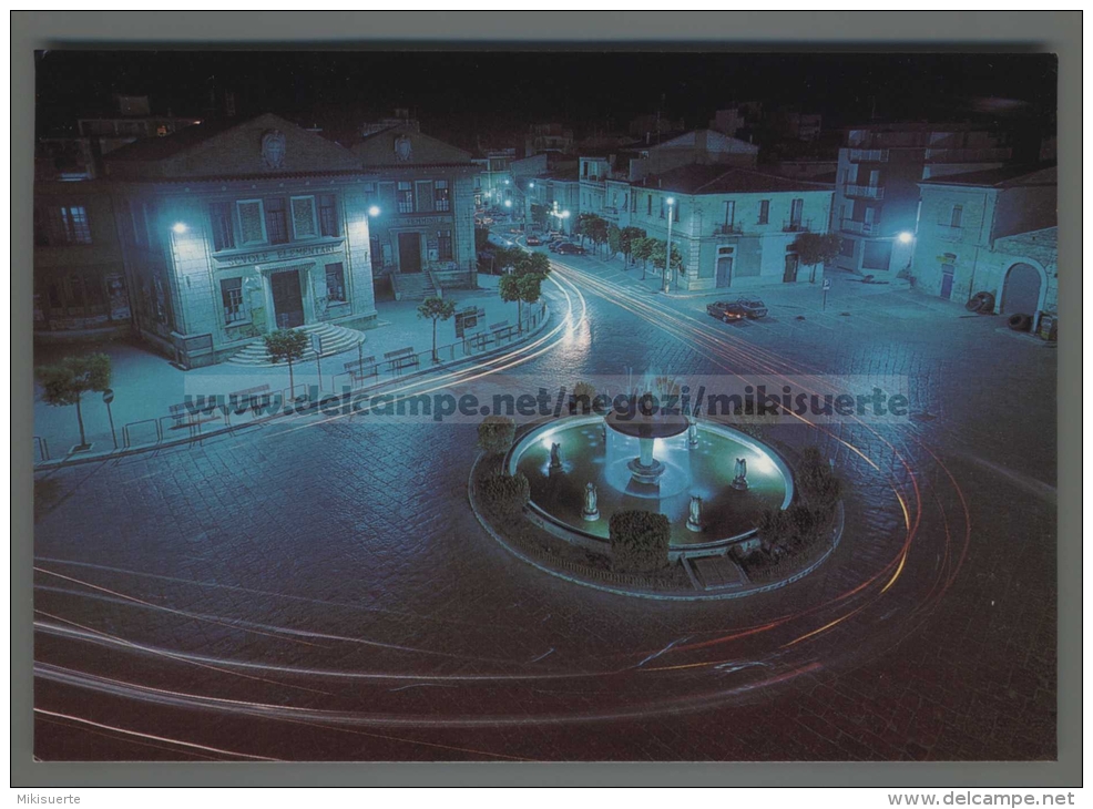 T2964 LAVELLO POTENZA PIAZZA MATTEOTTI NOTTURNO VG (m) - Potenza