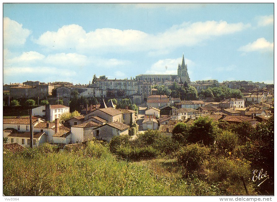 BAZAS: Vue Générale Du Vieux Bazas De La Colline De Beaurenon - Bazas