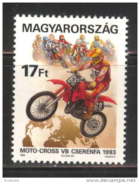 HUNGARY - 1993. Motocross World Championships/Sport  MNH! Mi 4240. - Nuevos