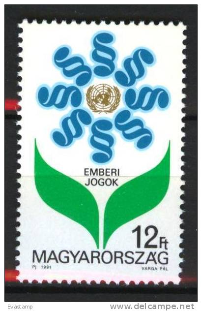 HUNGARY - 1991. Fight For Human Rights  MNH! Mi 4172 - Unused Stamps