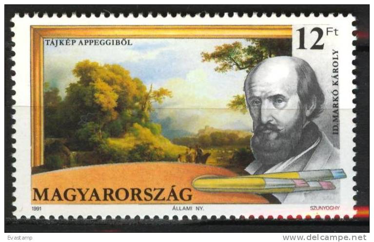 HUNGARY - 1991. Karoly Marko,Painter MNH! Mi 4148 - Unused Stamps