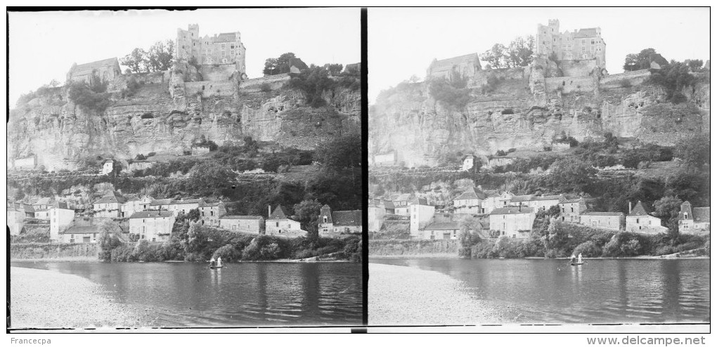 PN 0022 - DORDOGNE - BEYNAC - Chateau Et Dordogne - Plaques De Verre