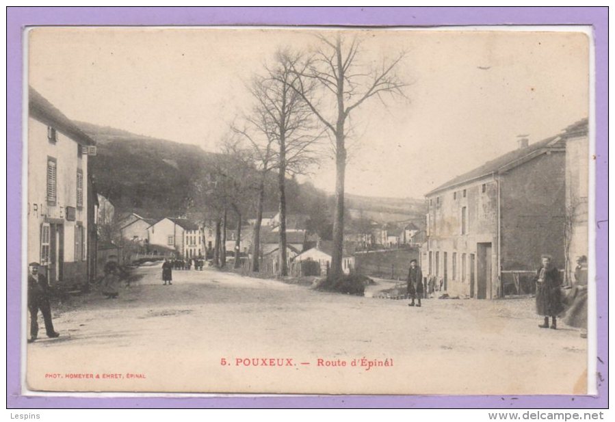 88 - POUXEUX -- Route D'Epinal - Pouxeux Eloyes