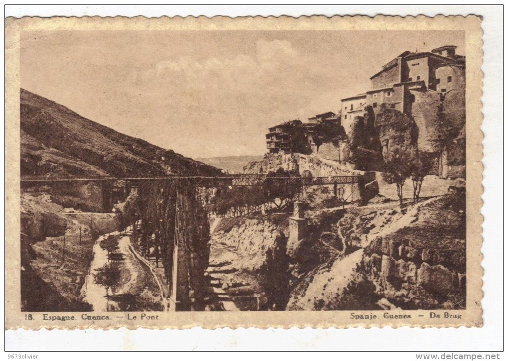 RARE  ESPAGNE - CUENCA Le Pont - Cuenca